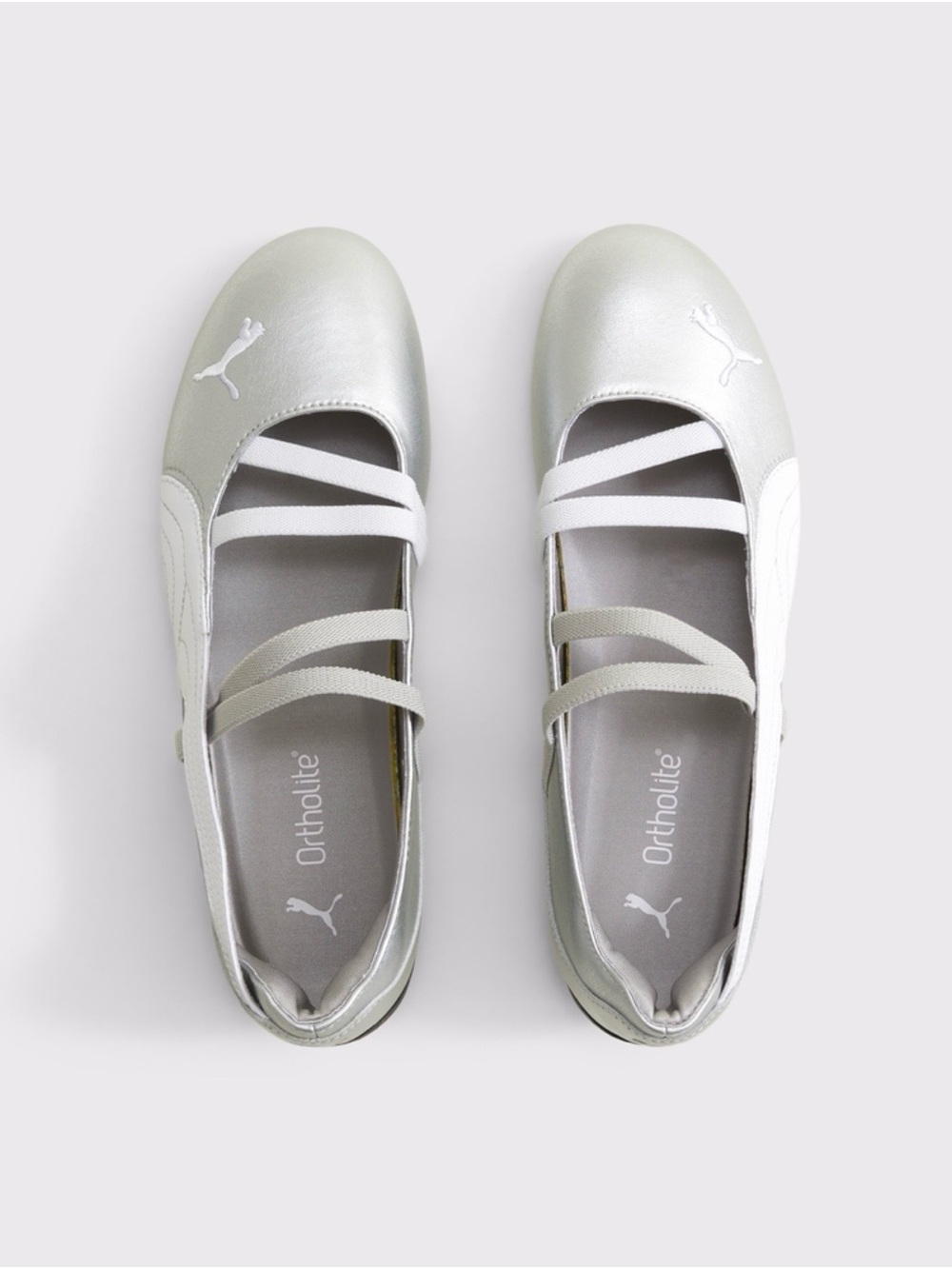 Puma Speedcat Ballet Metallic Silver Sz 10